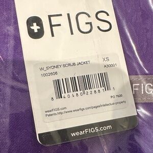 FIGS Sydney Scrub Jacket in Purple